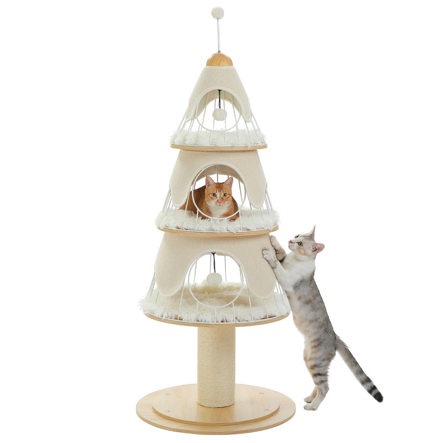 Cat Tree Tower with Thick Scratch