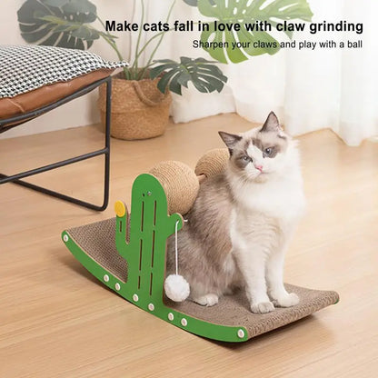 Cactus Scratching Post Cat